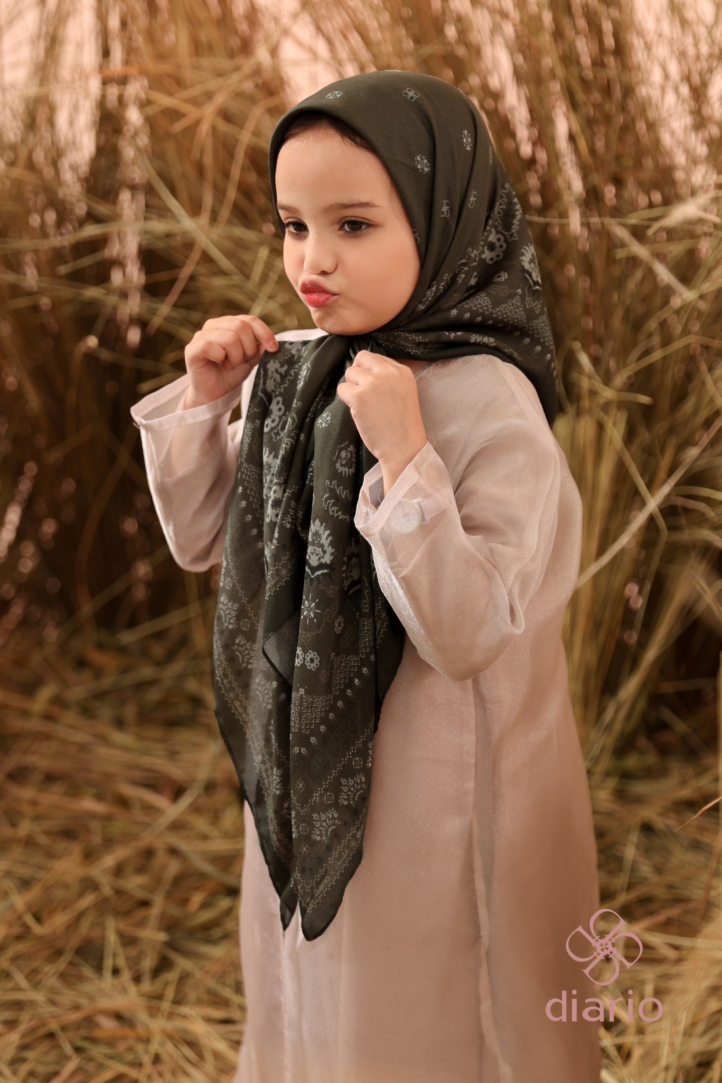 Diario x Hamidah Kerudung Anak Instant Mouna Series 2.0 Ultrafine