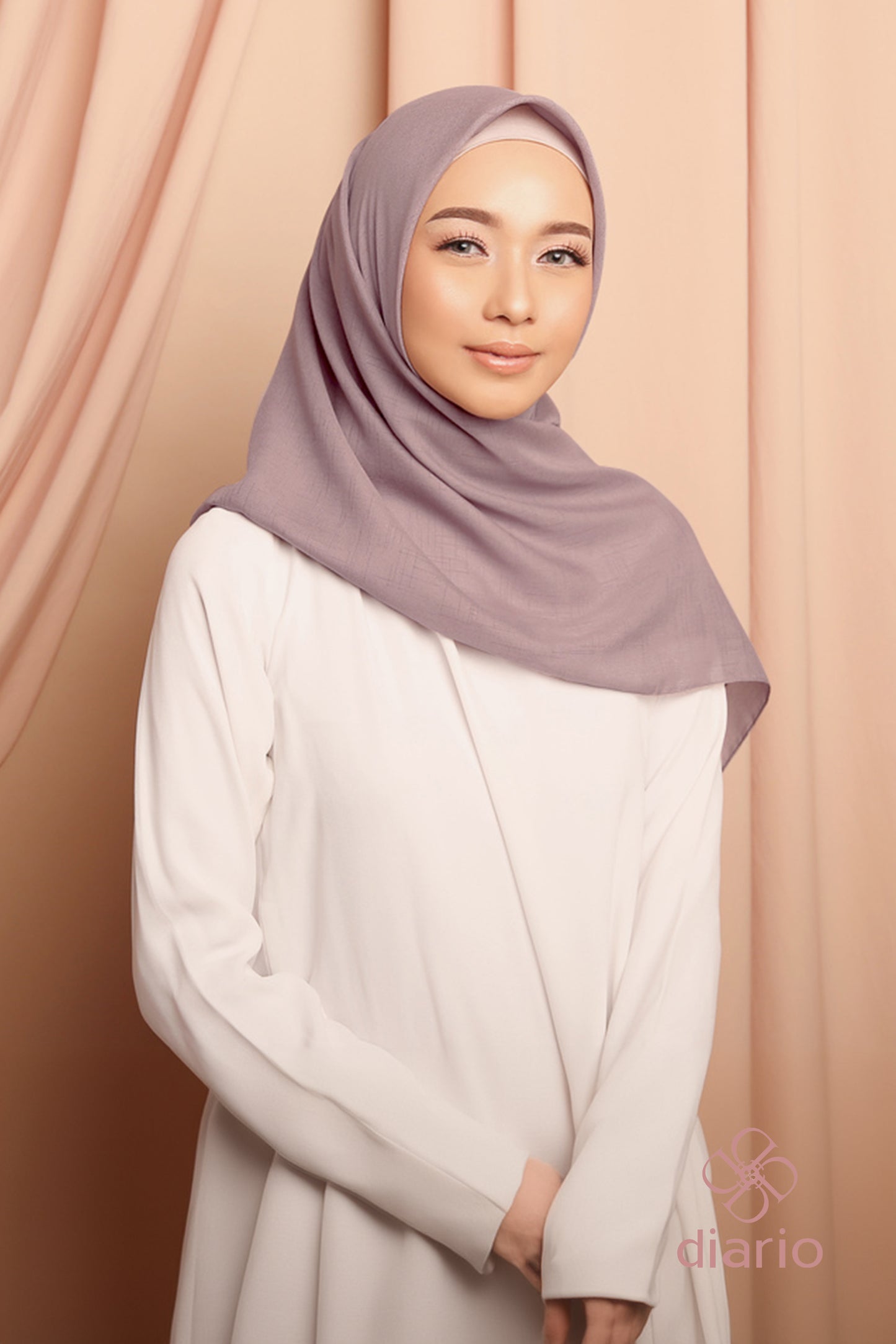 Diario - Kerudung Segi Empat Cendani Plain Scarf