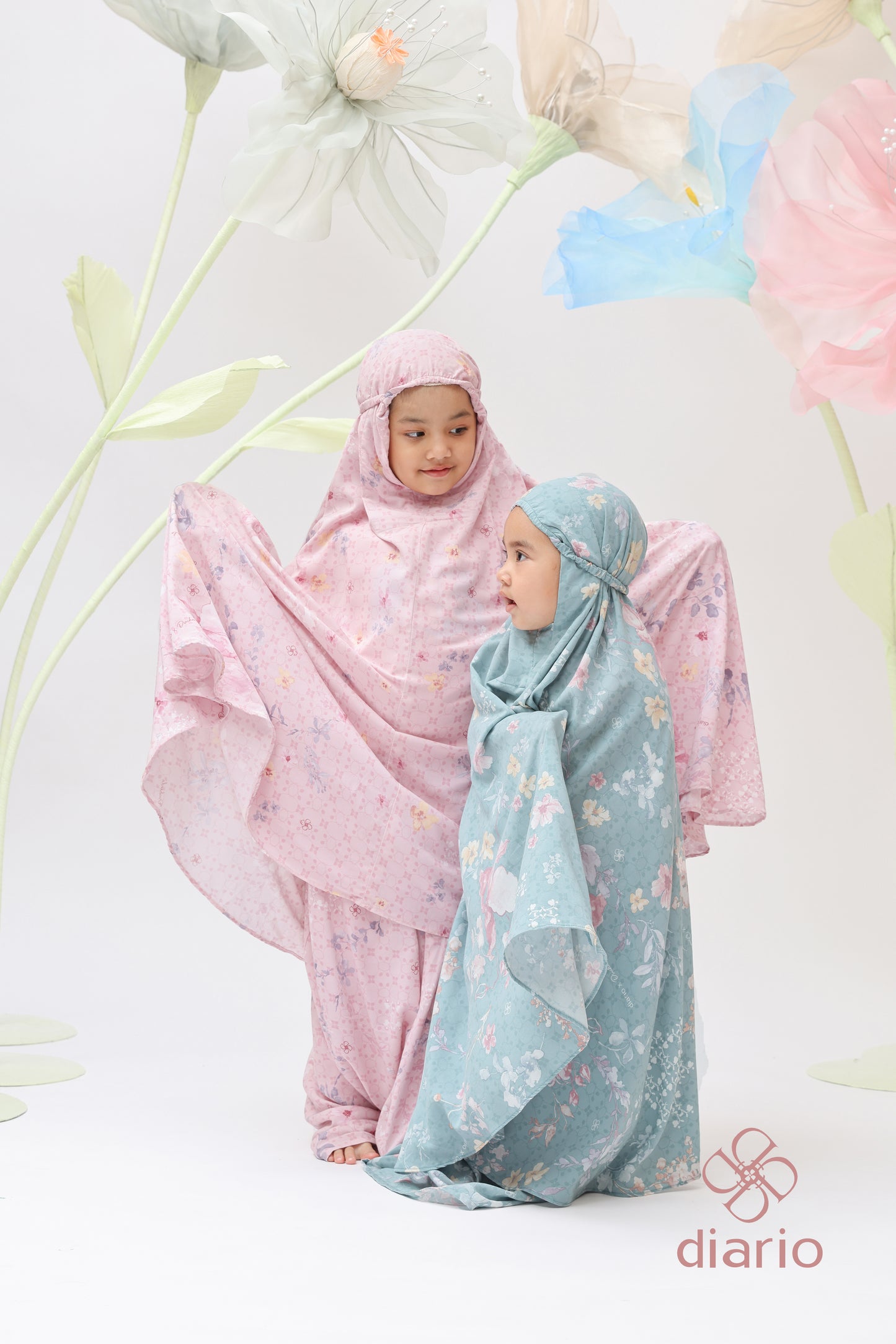 Diario x Dwihanda - Mukena Rekah Kids Free Sejadah Travel