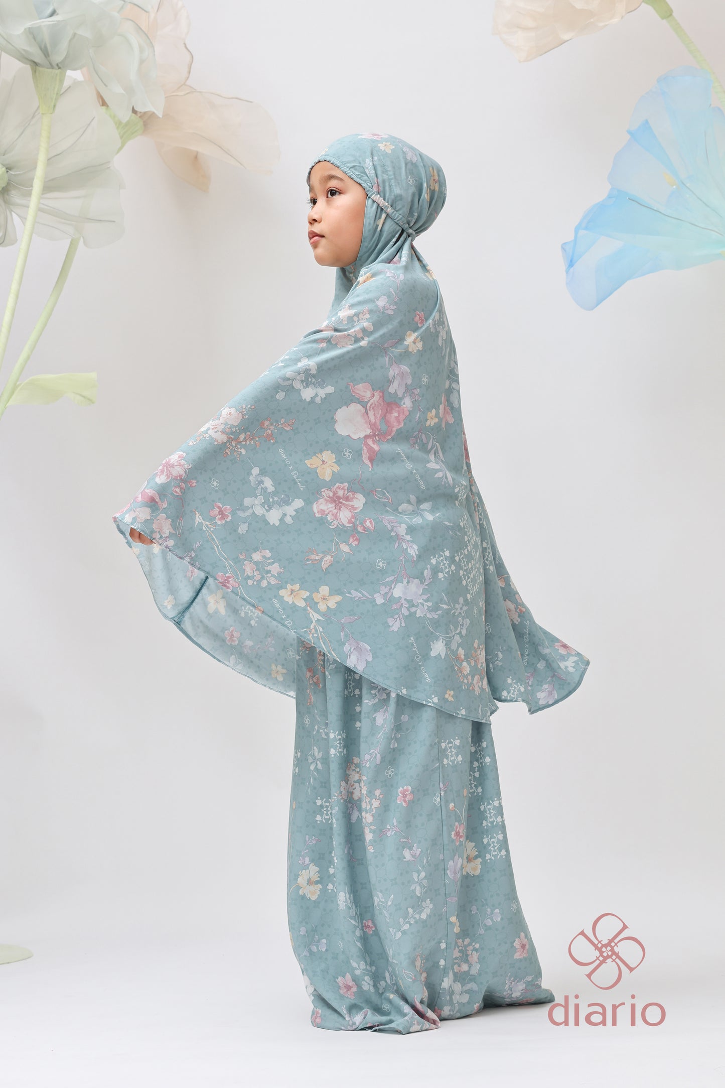Diario x Dwihanda - Mukena Rekah Kids Free Sejadah Travel