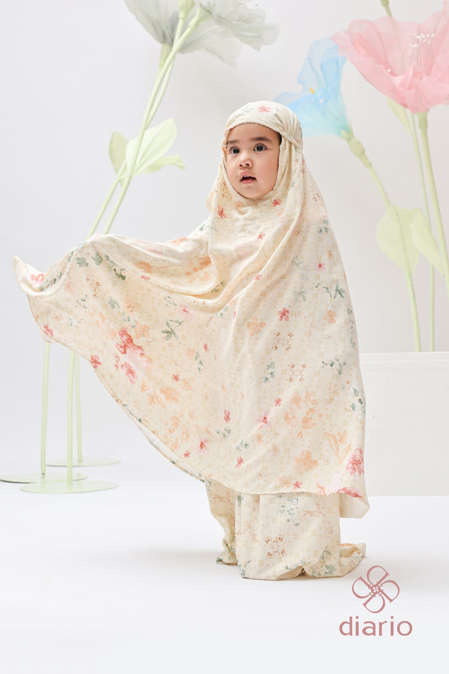 Diario x Dwihanda - Mukena Rekah Kids Free Sejadah Travel