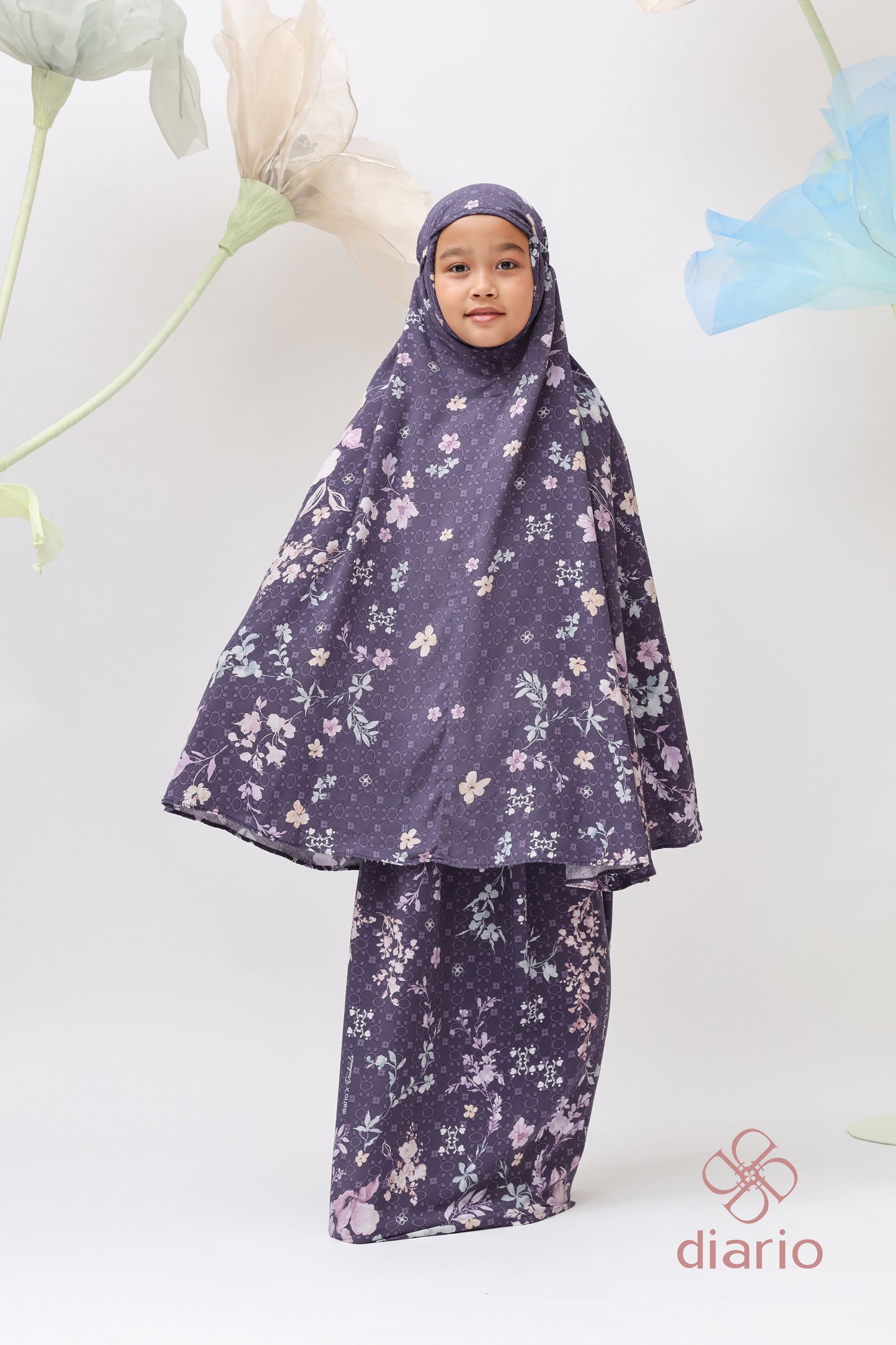 Diario x Dwihanda - Mukena Rekah Kids Free Sejadah Travel