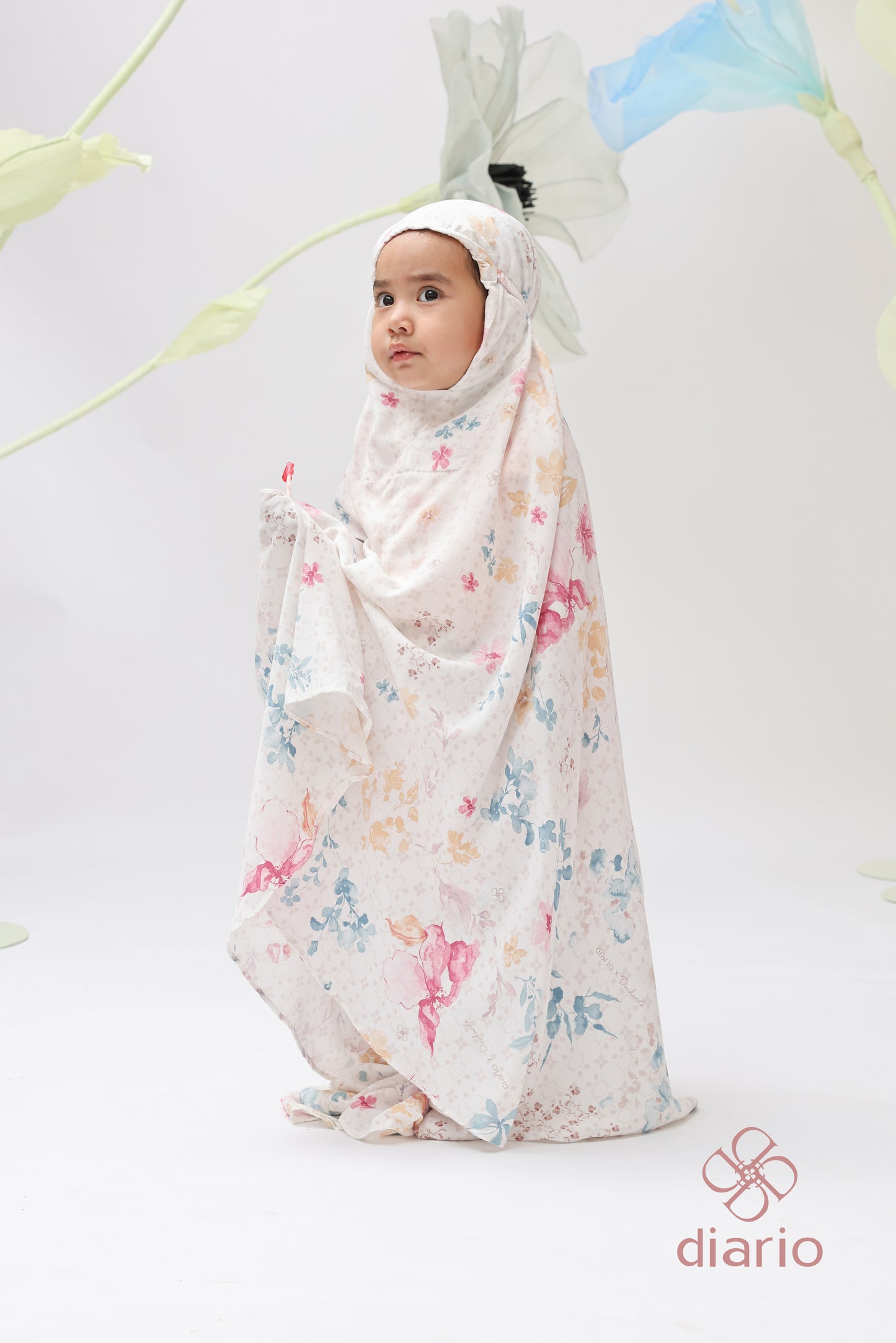 Diario x Dwihanda - Mukena Rekah Kids Free Sejadah Travel