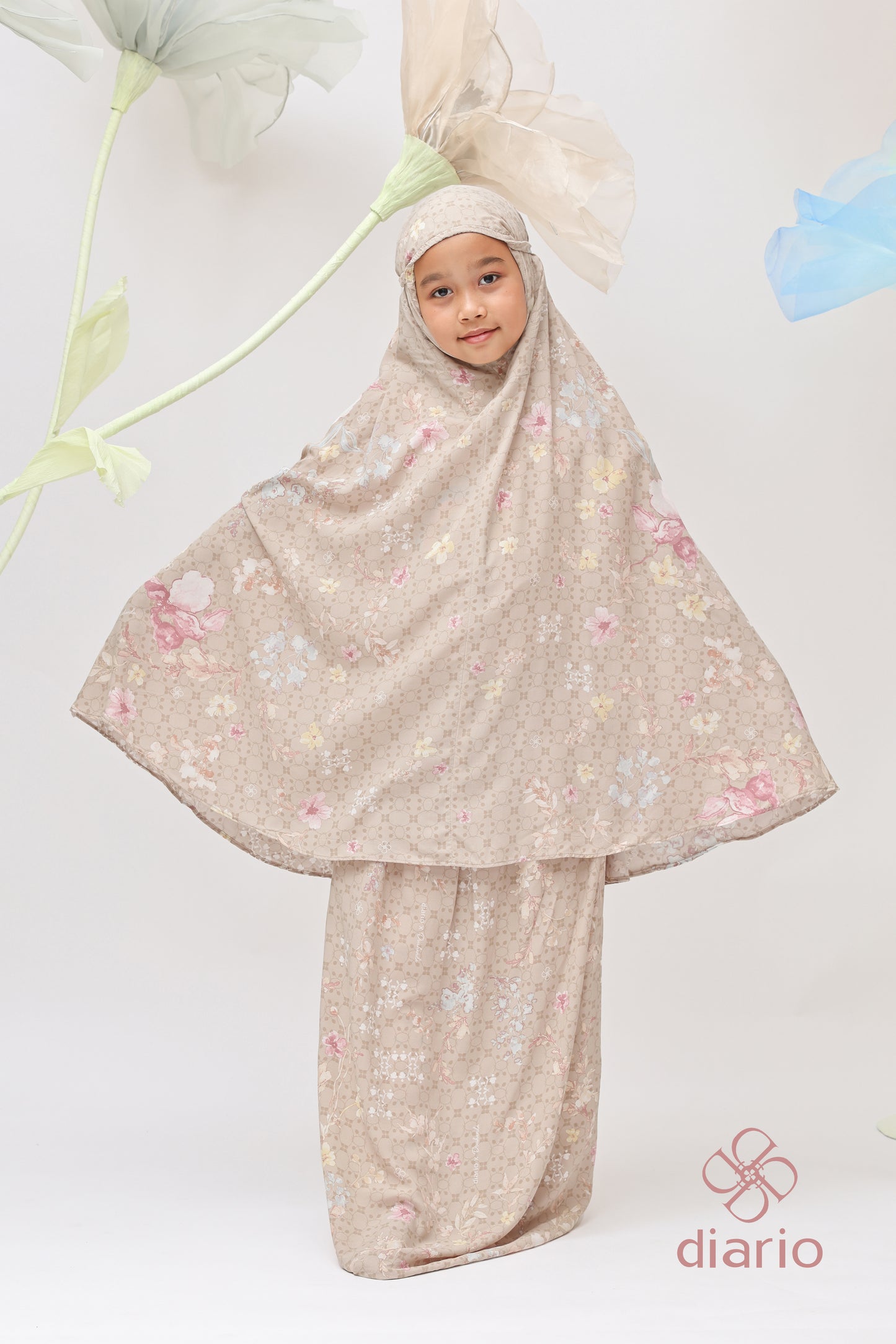 Diario x Dwihanda - Mukena Rekah Kids Free Sejadah Travel