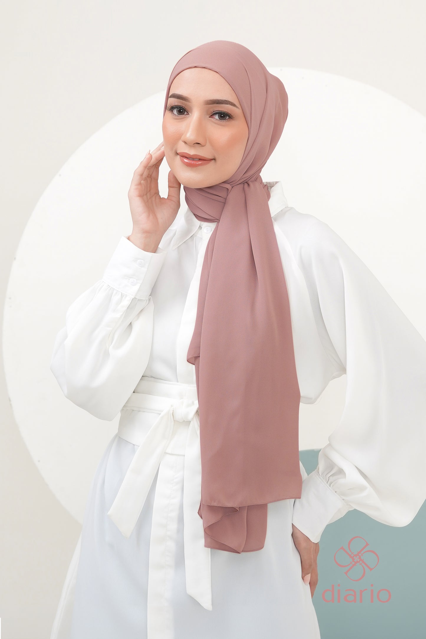 Diario - Pashmina Instant 2 in 1 Inner Ceruty Premium