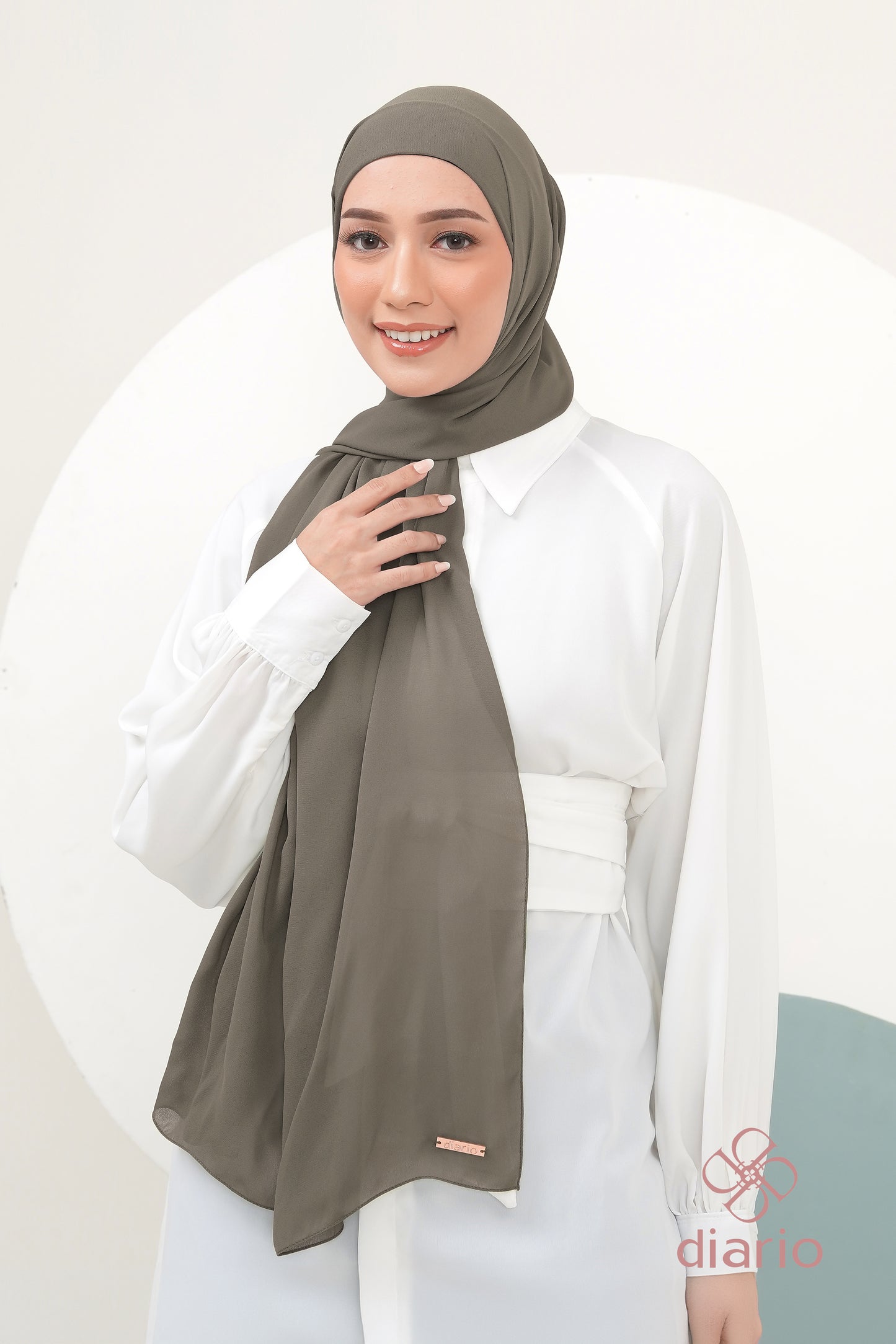 Diario - Pashmina Instant 2 in 1 Inner Ceruty Premium