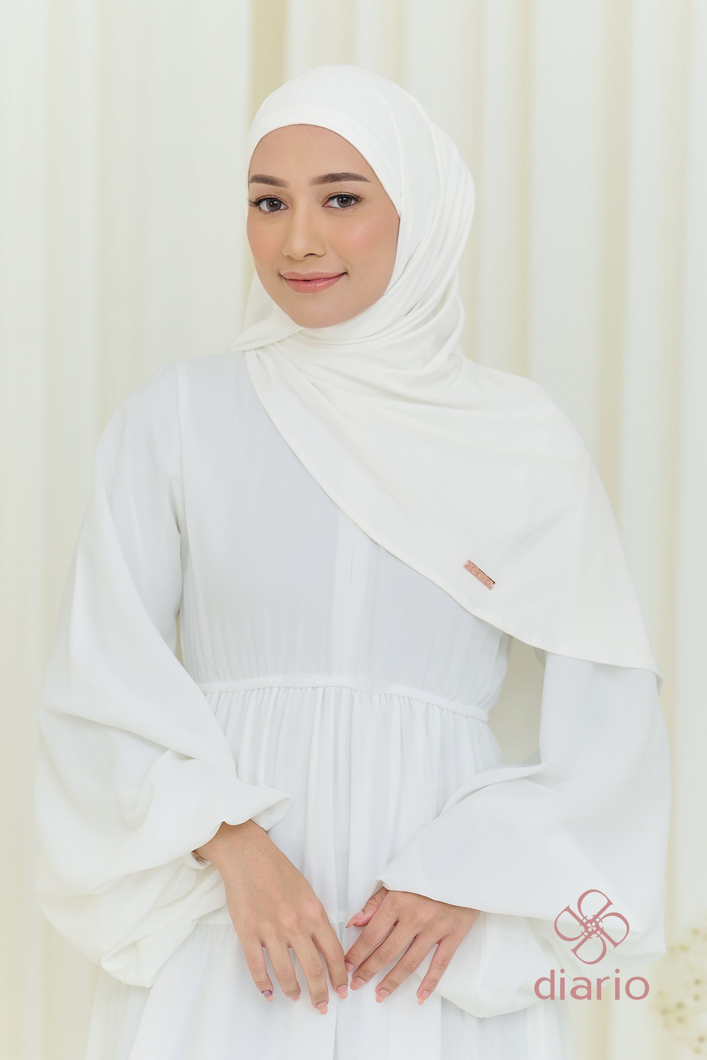 Diario - Pashmina Kaos Jersey Ciput Instan Premium Claire Series