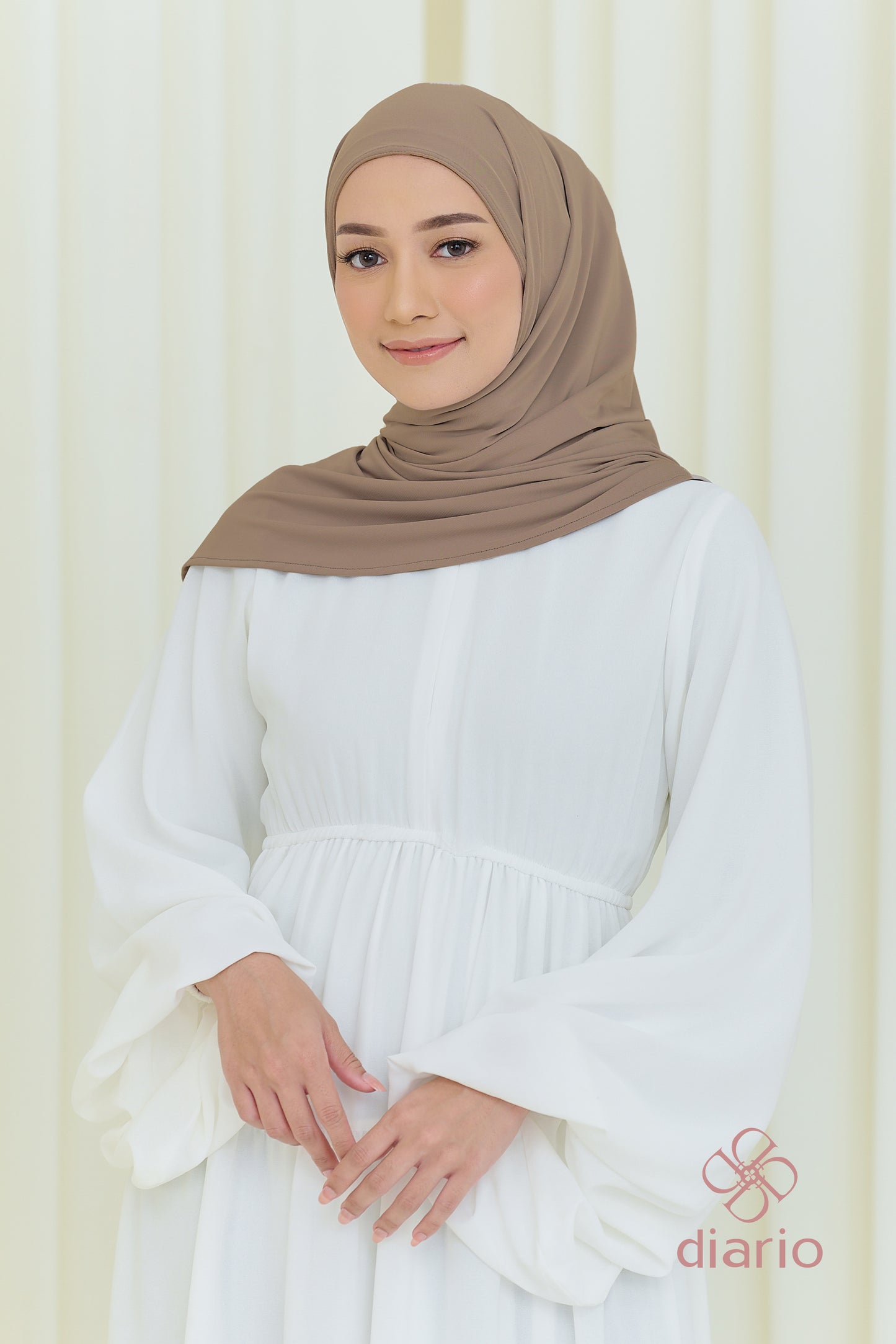 Diario - Pashmina Kaos Jersey Ciput Instan Premium Claire Series