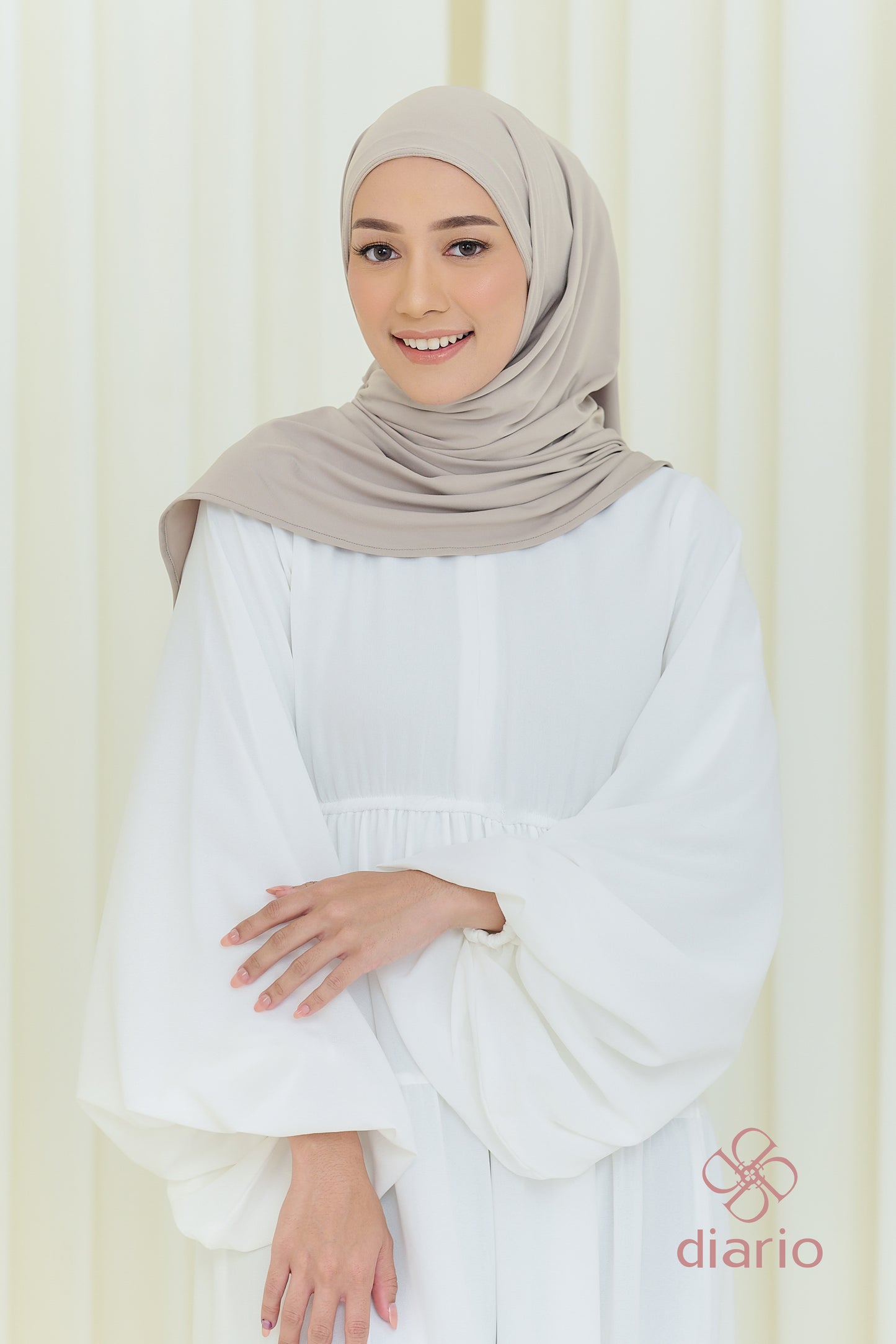 Diario - Pashmina Kaos Jersey Ciput Instan Premium Claire Series