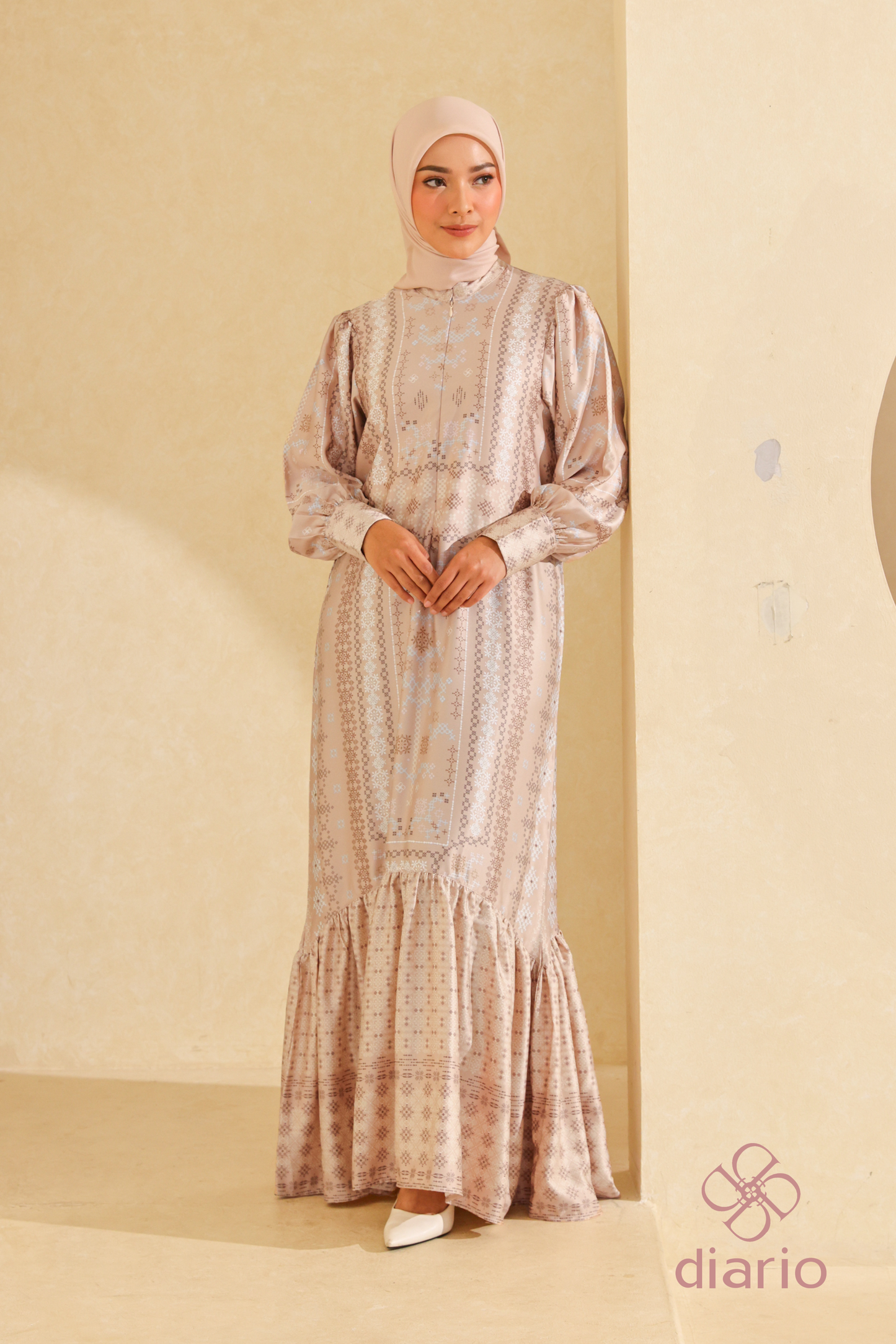 Diario - Serenia Sarimbit Collection Gamis Dewasa