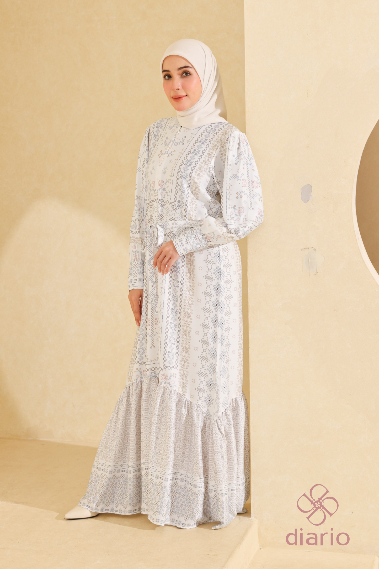 Diario - Serenia Sarimbit Collection Gamis Dewasa