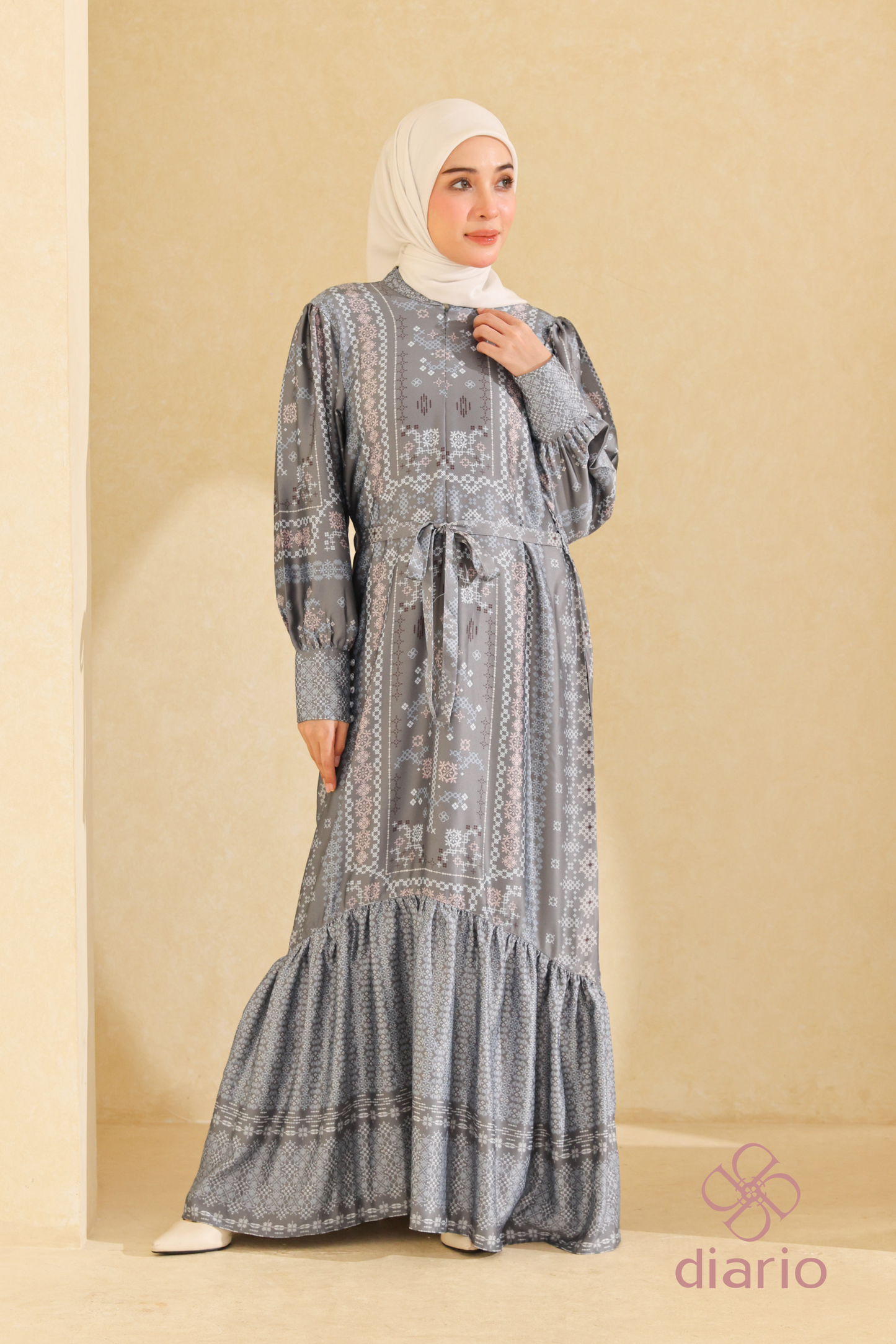 Diario - Serenia Sarimbit Collection Gamis Dewasa