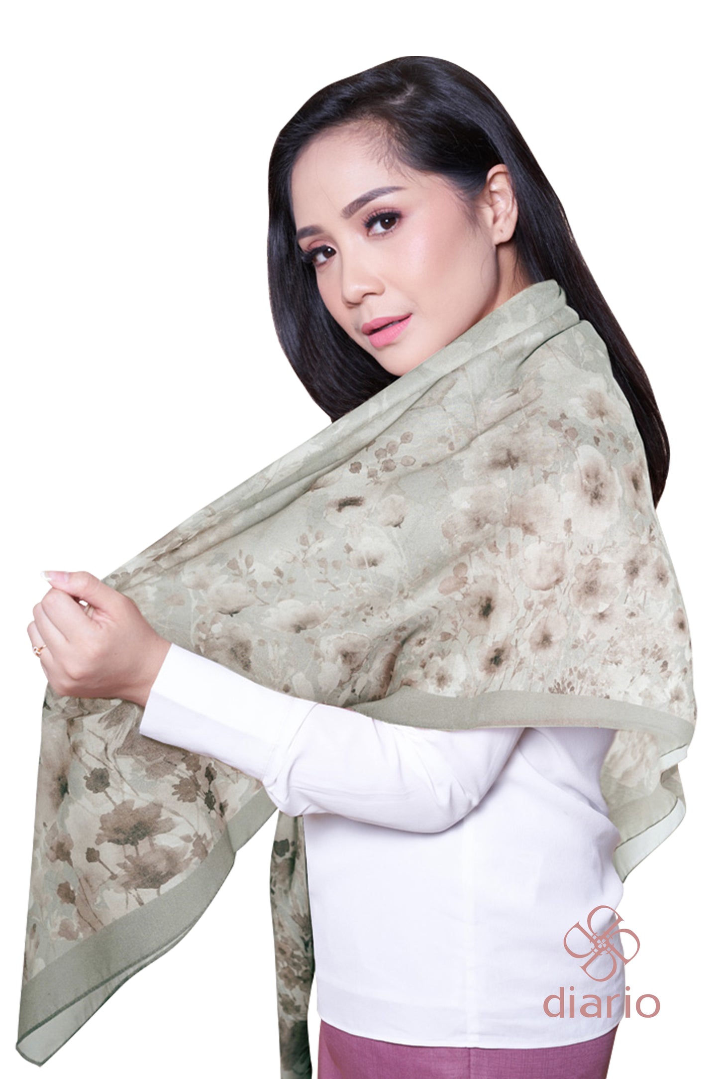 Diario x Nagita Slavina - Ultrafine Adara Series Scarf Kerudung Segi Empat