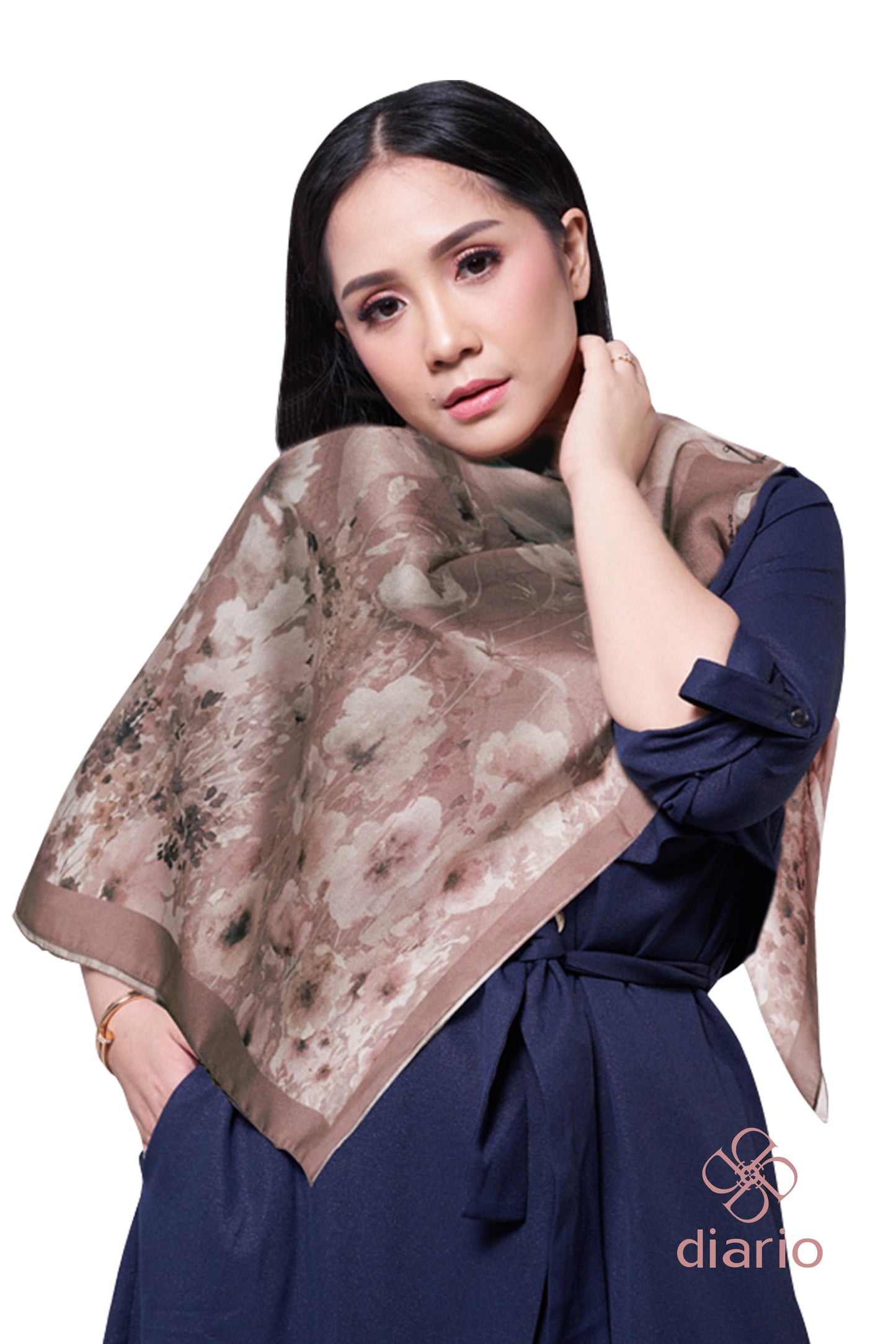 Diario x Nagita Slavina - Ultrafine Adara Series Scarf Kerudung Segi Empat