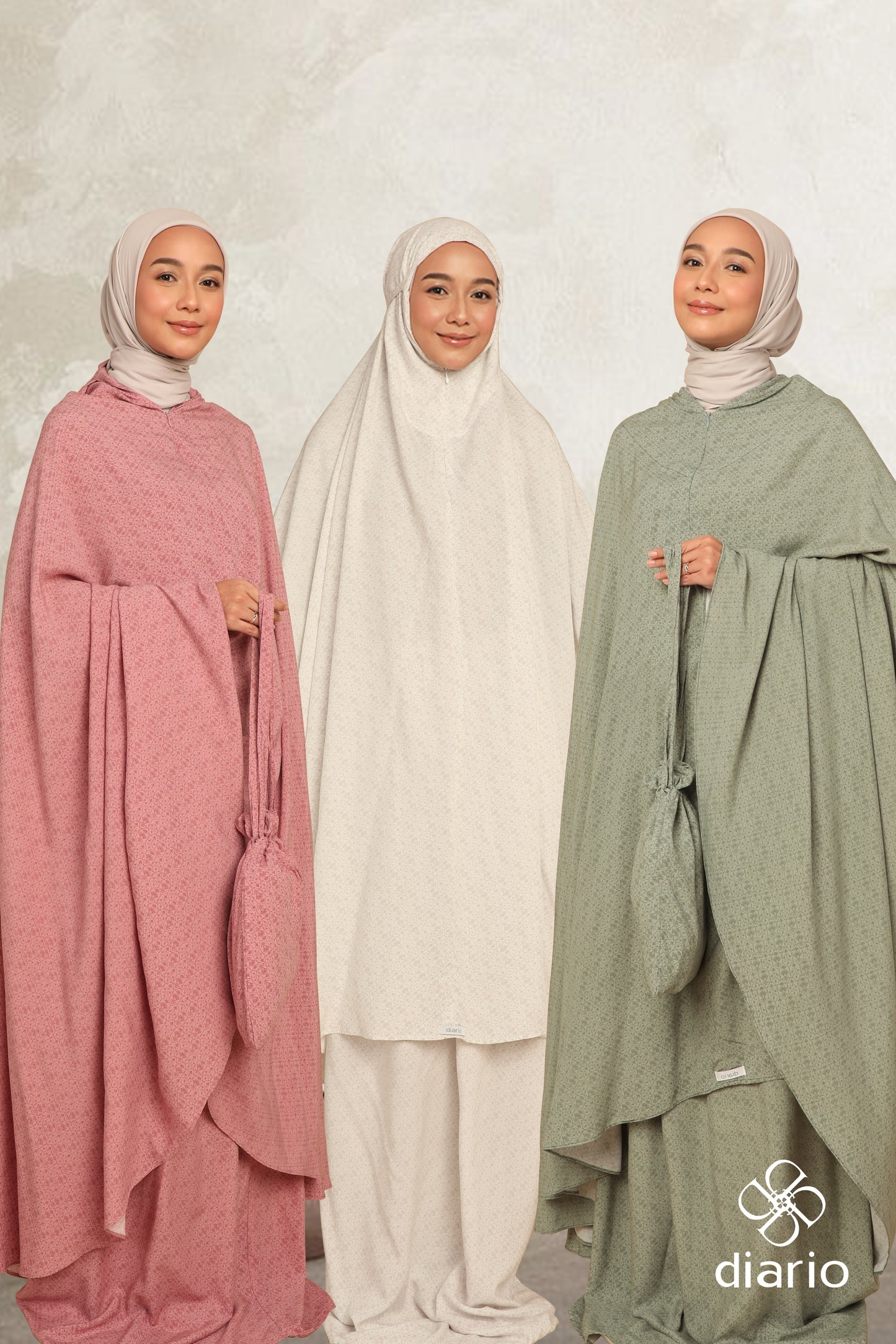 Diario - Mukena Dewasa Rayon Alina 2 in 1