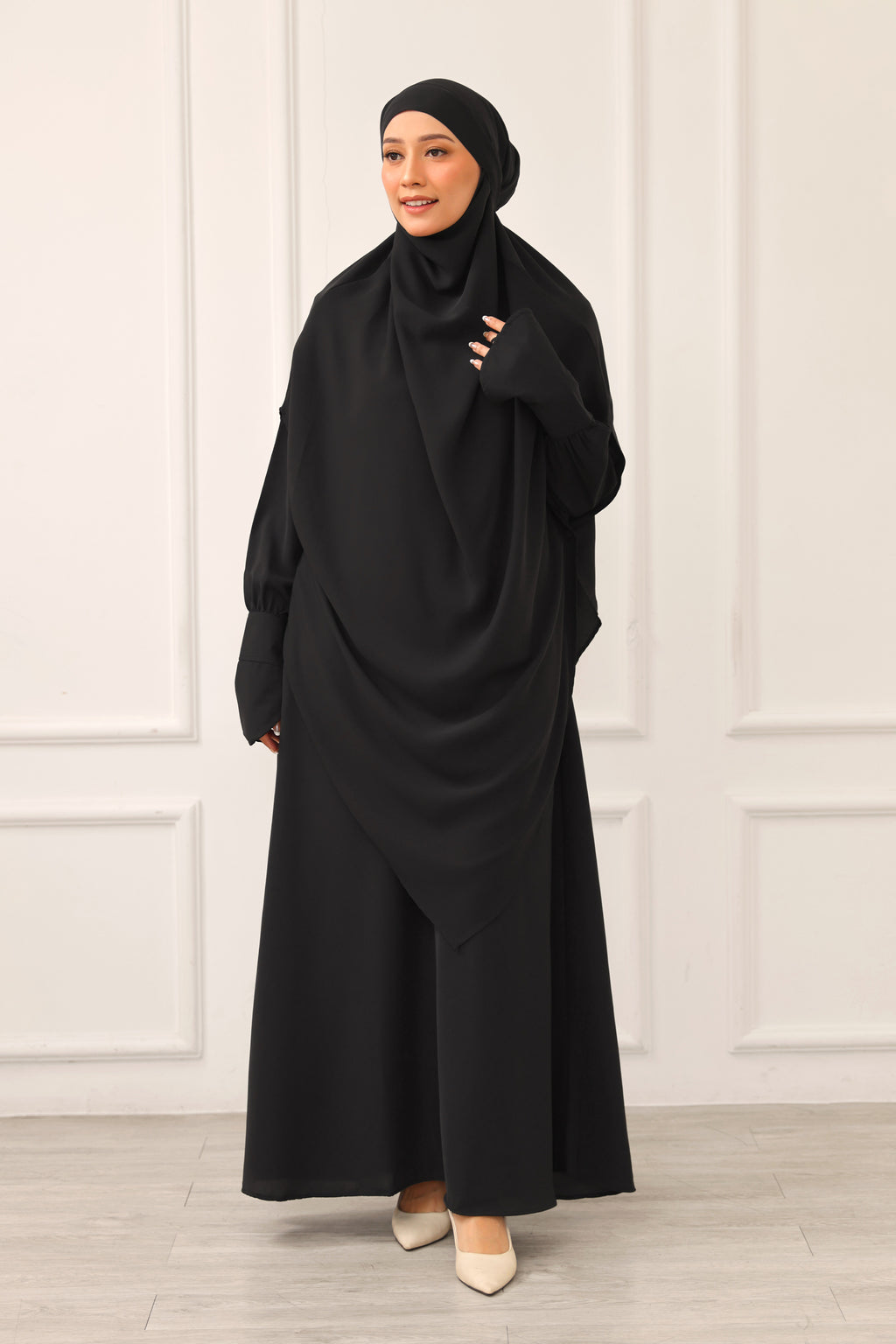Yerra Abaya Set Khimar Haji dan Umrah