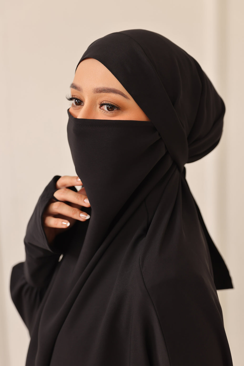 Yerra Abaya Set Khimar Haji dan Umrah