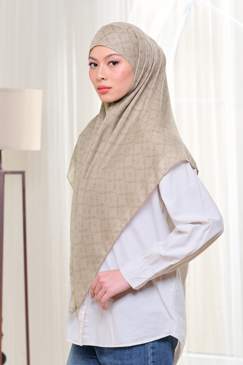 Ultrafine Ileana Hijab Khimar Bandana Khiban Premium