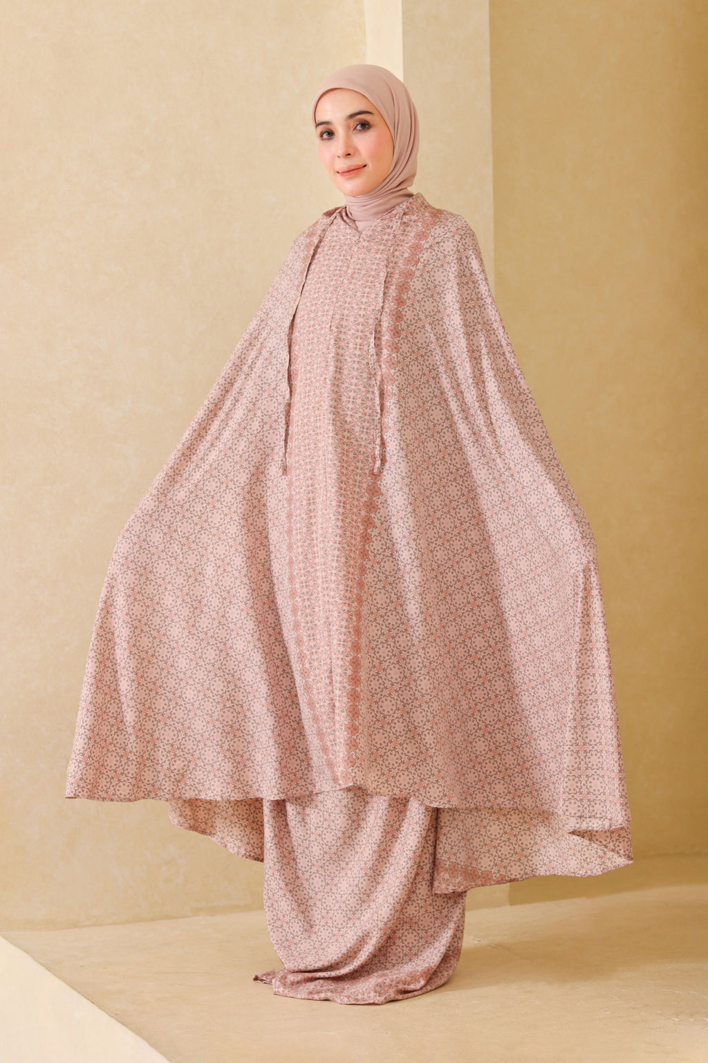 Mukena Travel Gemma Prayer Set 2in1 Free Sejadah Travel