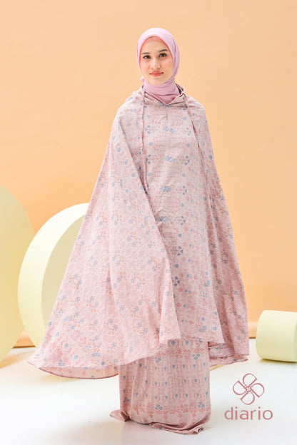 Diario x Dwihanda - Mukena Harmony Prayer Set 2in1 Free Sejadah Travel