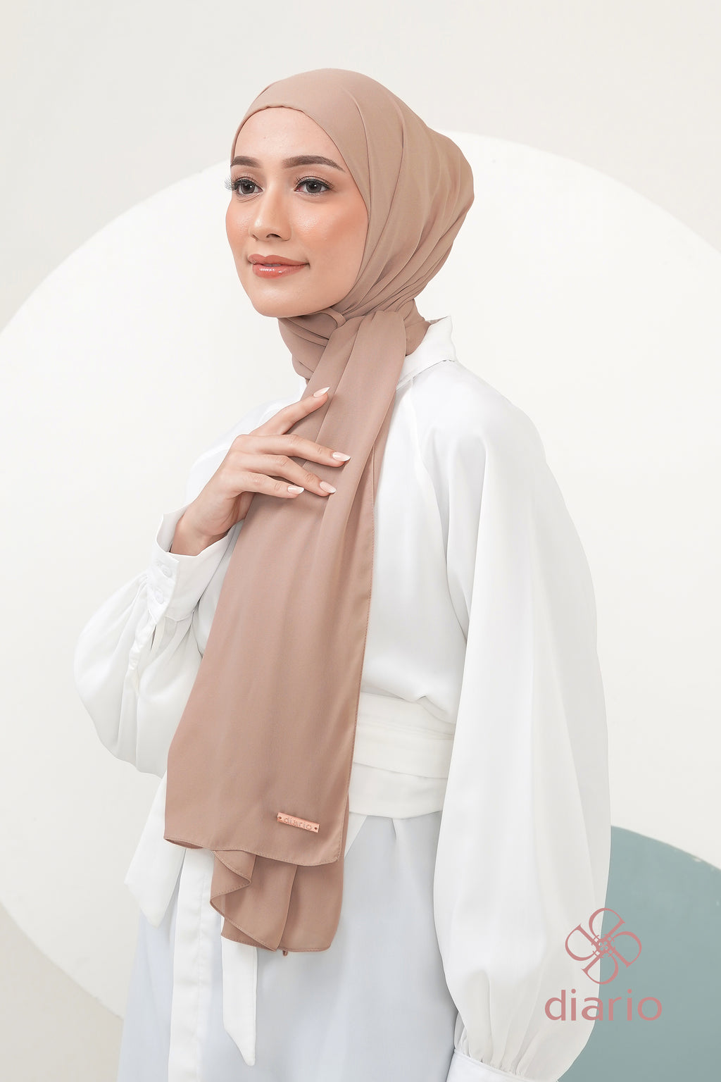 Diario - Pashmina Instant 2 in 1 Inner Ceruty Premium