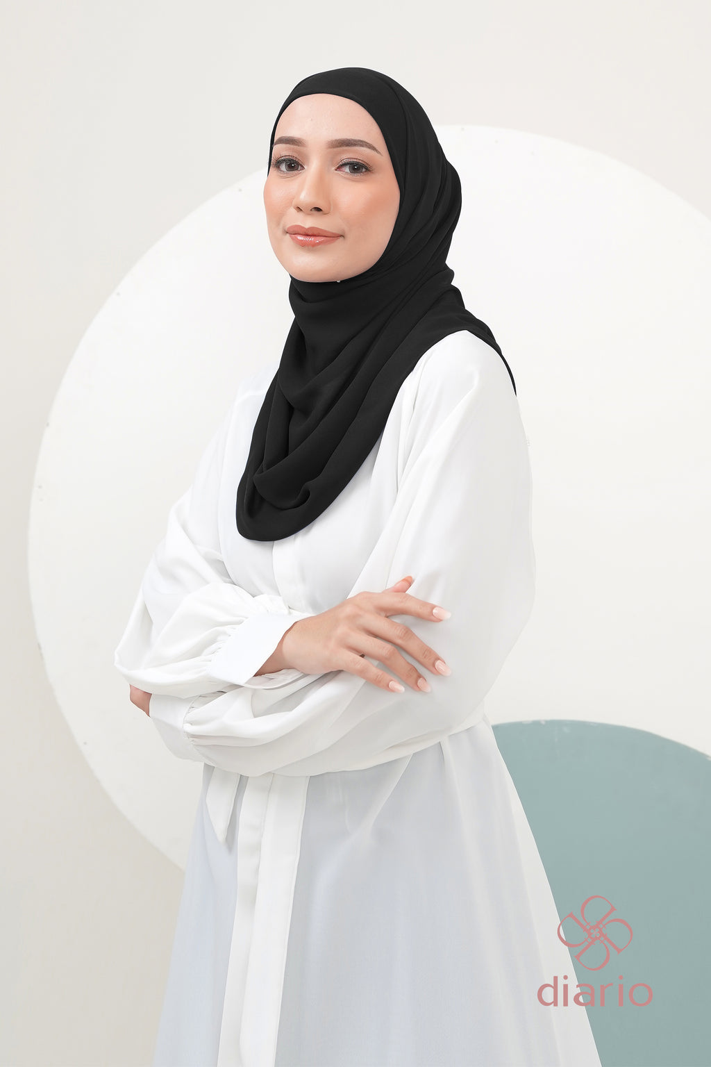 Diario - Pashmina Instant 2 in 1 Inner Ceruty Premium