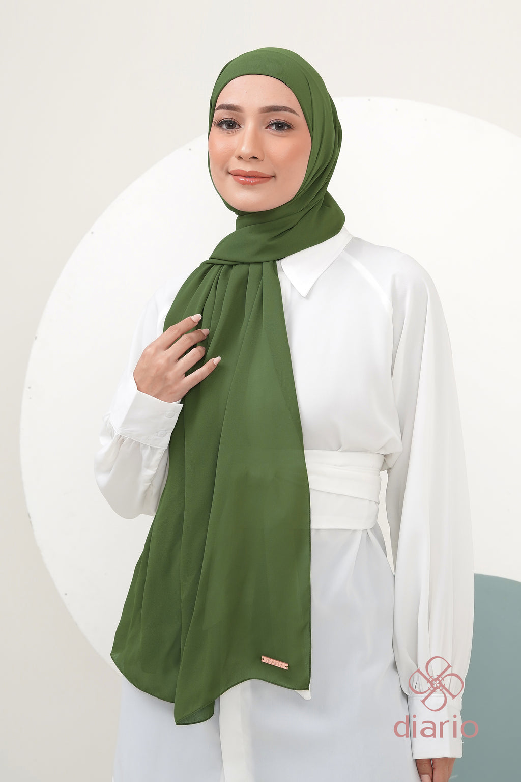 Diario - Pashmina Instant 2 in 1 Inner Ceruty Premium