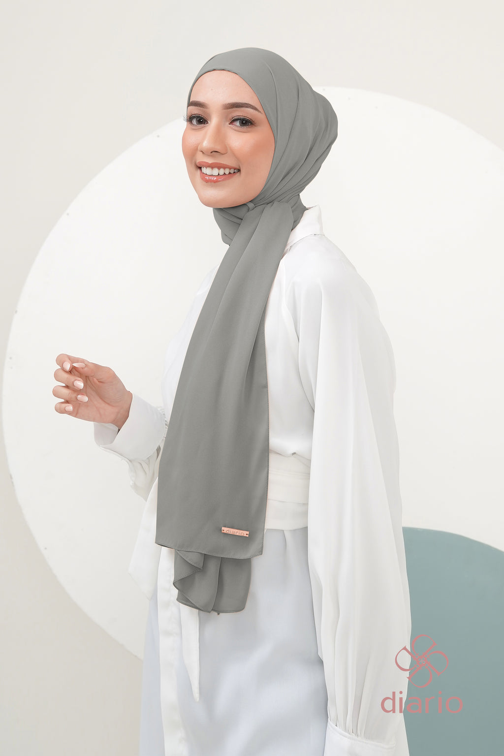 Diario - Pashmina Instant 2 in 1 Inner Ceruty Premium