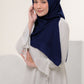 Diario - Kerudung Segi Empat Ultrafine Plain Scarf Voal Blue Series