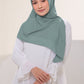 Diario - Kerudung Segi Empat Ultrafine Plain Scarf Voal Blue Series