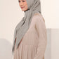 Diario - Kerudung Segi Empat Ultrafine Plain Scarf Grey Series