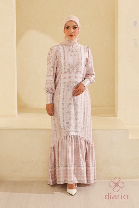 Diario - Serenia Sarimbit Collection Gamis Dewasa