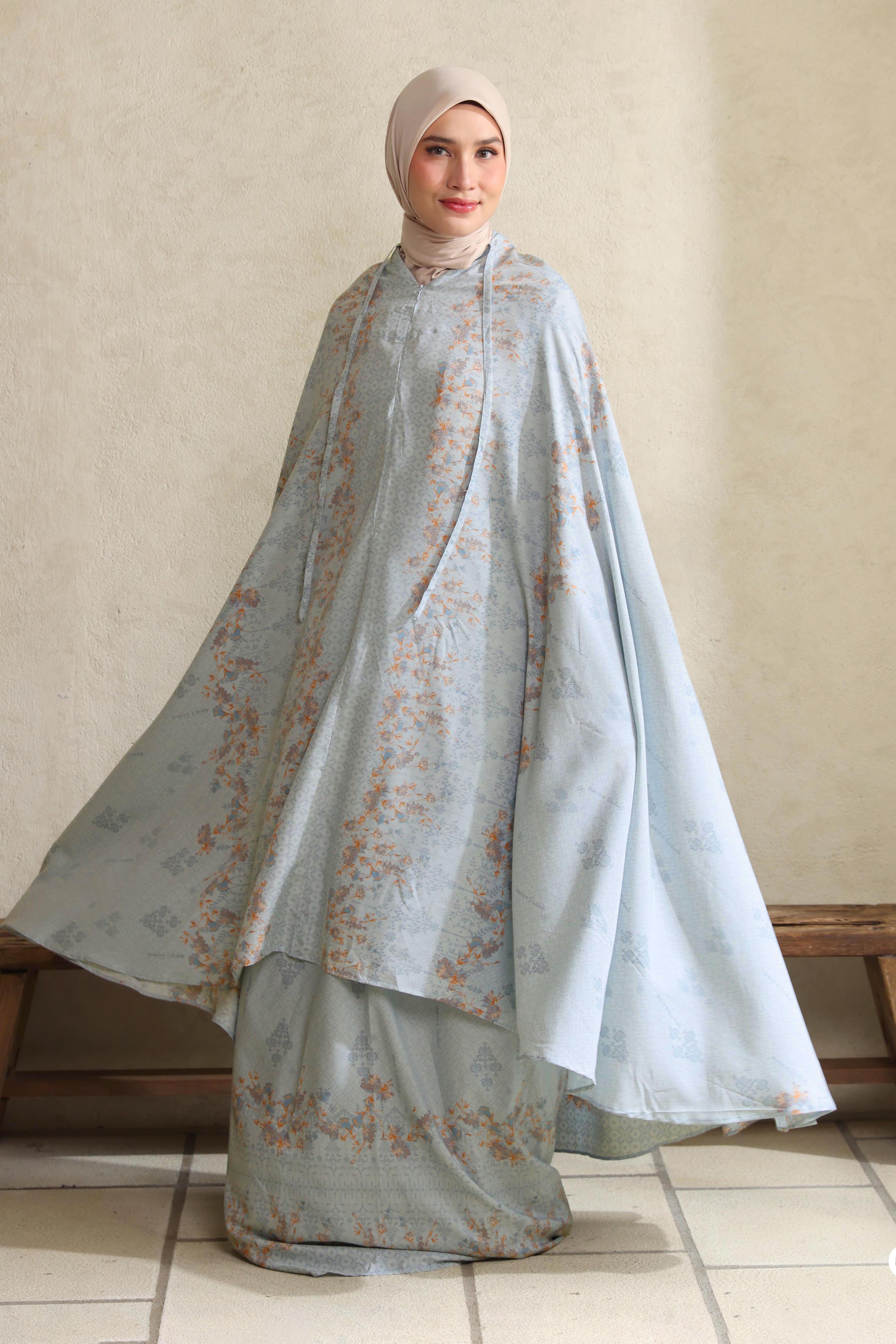 Diario x Dwihanda - Mukena Serenity Prayer Set 2in1 Free Sejadah Travel