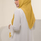 Diario - Kerudung Segi Empat Ultrafine Plain Scarf Voal Yellow Series