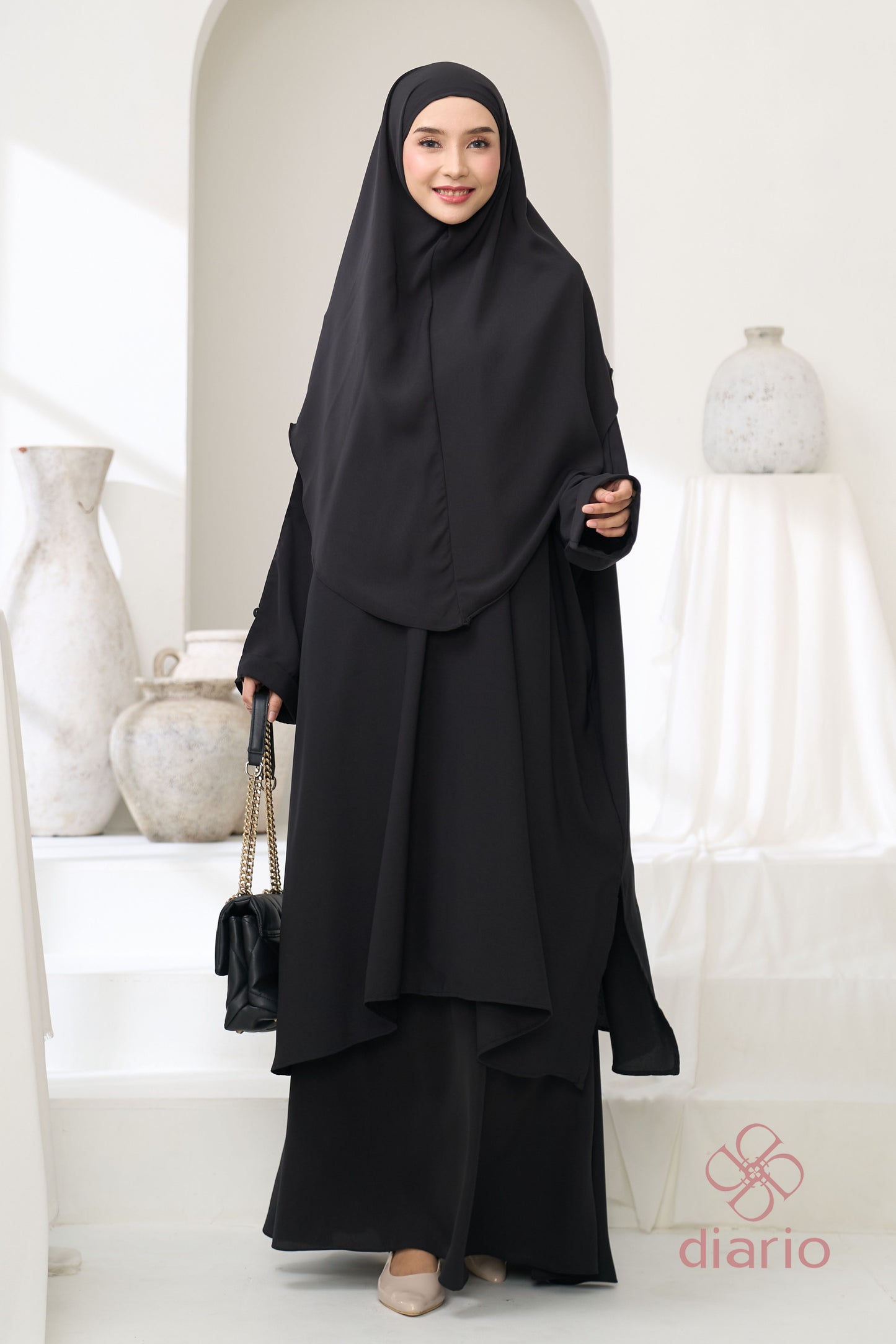 Diario - Giani Abaya Tunik Set Khimar Haji dan Umrah
