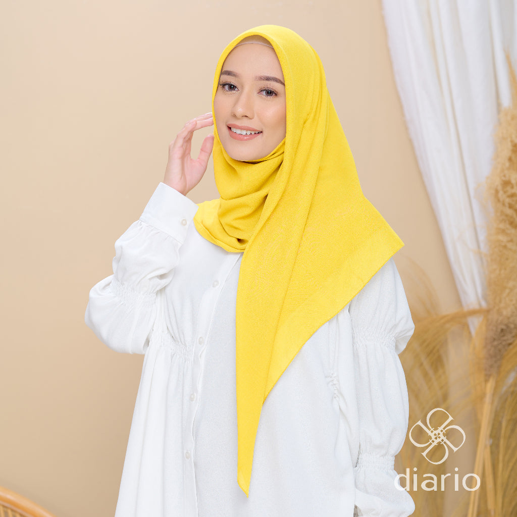Diario - Kerudung Segi Empat Paris Premium Plain Scarf Vol. 2