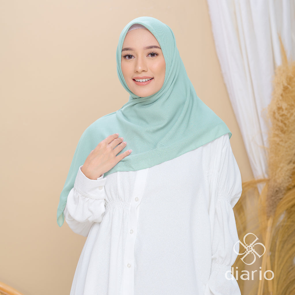 Diario - Kerudung Segi Empat Paris Premium Plain Scarf Vol. 2