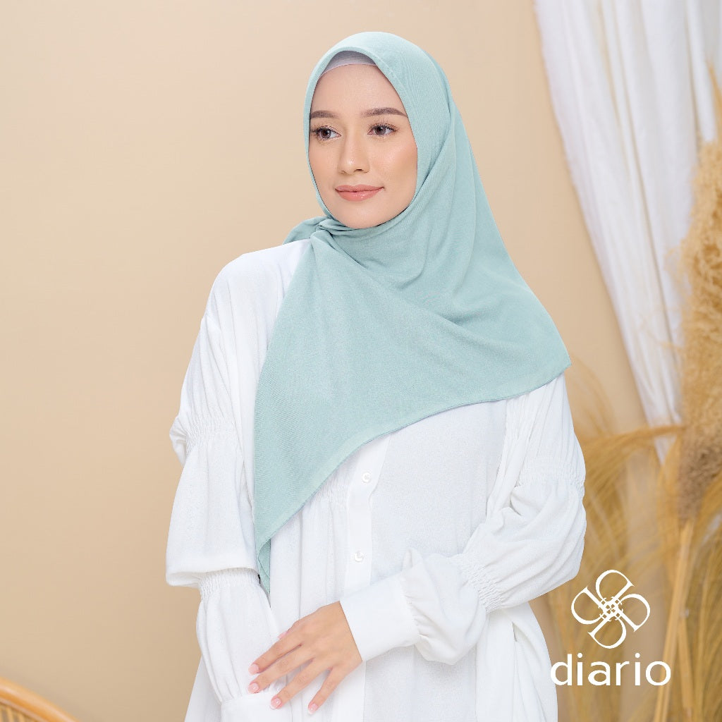 Diario - Kerudung Segi Empat Paris Premium Plain Scarf Vol. 2