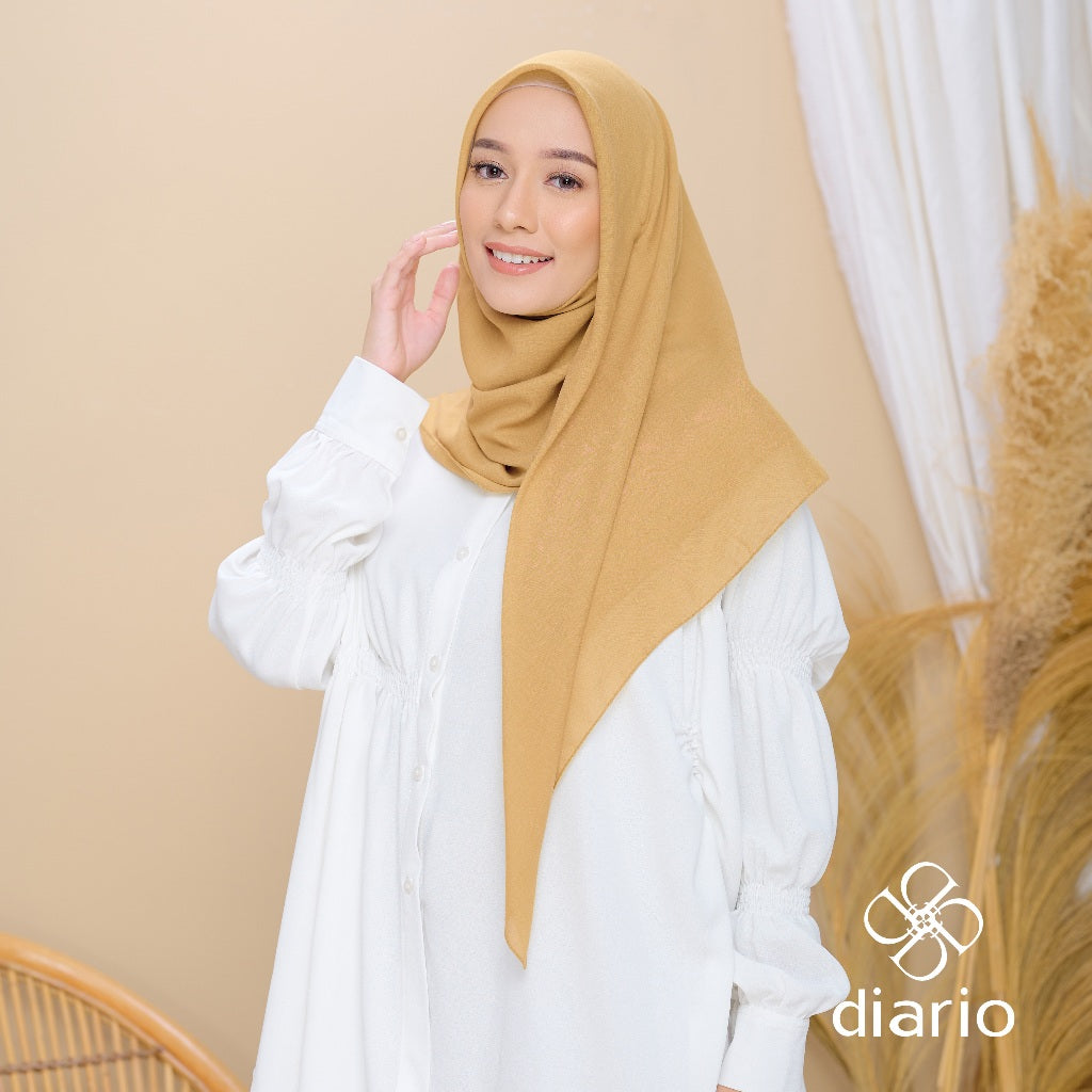 Diario - Kerudung Segi Empat Paris Premium Plain Scarf Vol. 2