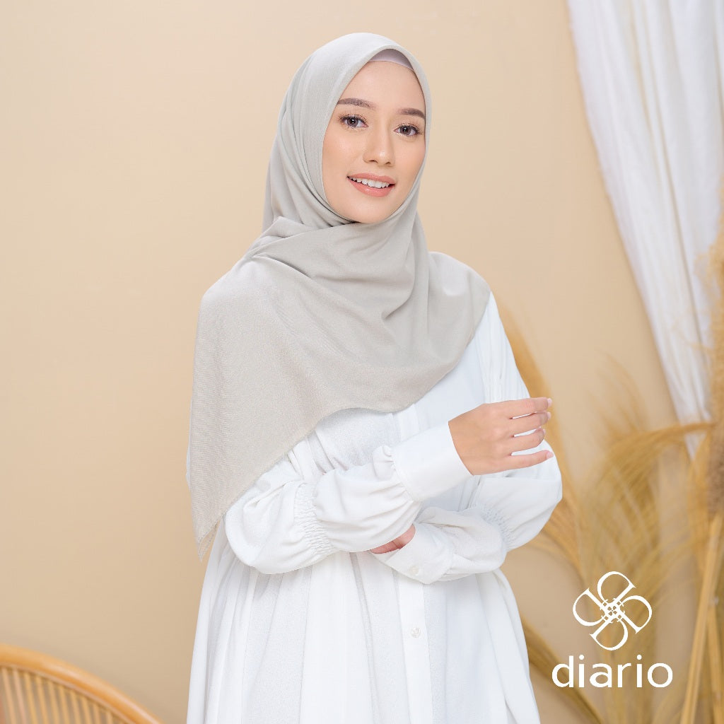 Diario - Kerudung Segi Empat Paris Premium Plain Scarf Vol. 2