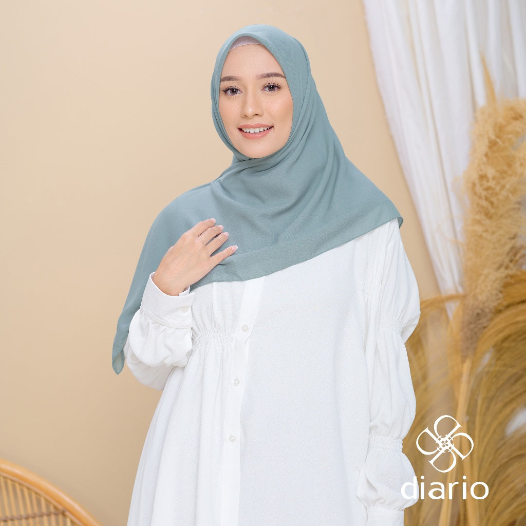 Diario - Kerudung Segi Empat Paris Premium Plain Scarf Vol. 2