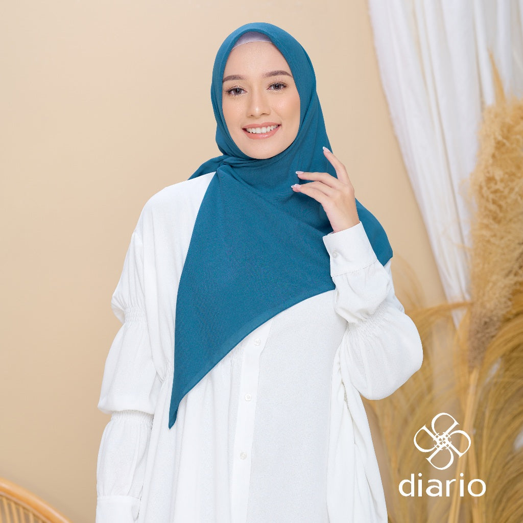 Diario - Kerudung Segi Empat Paris Premium Plain Scarf Vol. 2