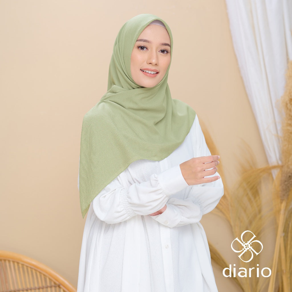 Diario - Kerudung Segi Empat Paris Premium Plain Scarf Vol. 2