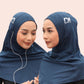 Diario Active - Kerudung Olahraga Handsfree Earphone