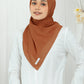Diario - Kerudung Segiempat Adiva Plain Scarf