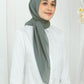 Diario - Kerudung Segi Empat Ultrafine Plain Scarf Grey Series