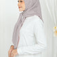 Diario - Kerudung Segi Empat Ultrafine Plain Scarf Grey Series