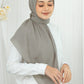 Diario - Kerudung Segi Empat Ultrafine Plain Scarf Grey Series