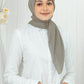 Diario - Kerudung Segi Empat Ultrafine Plain Scarf Grey Series