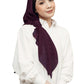 Diario x Nagita Slavina - Ultrafine Plain Scarf Kerudung Segi Empat